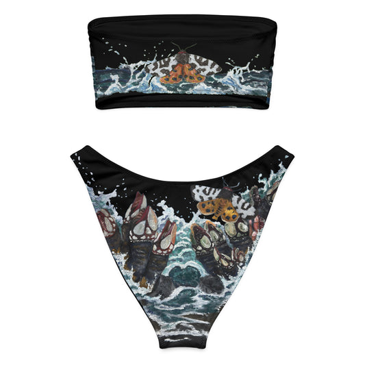 Go Look at Water! Bandeau Bikini