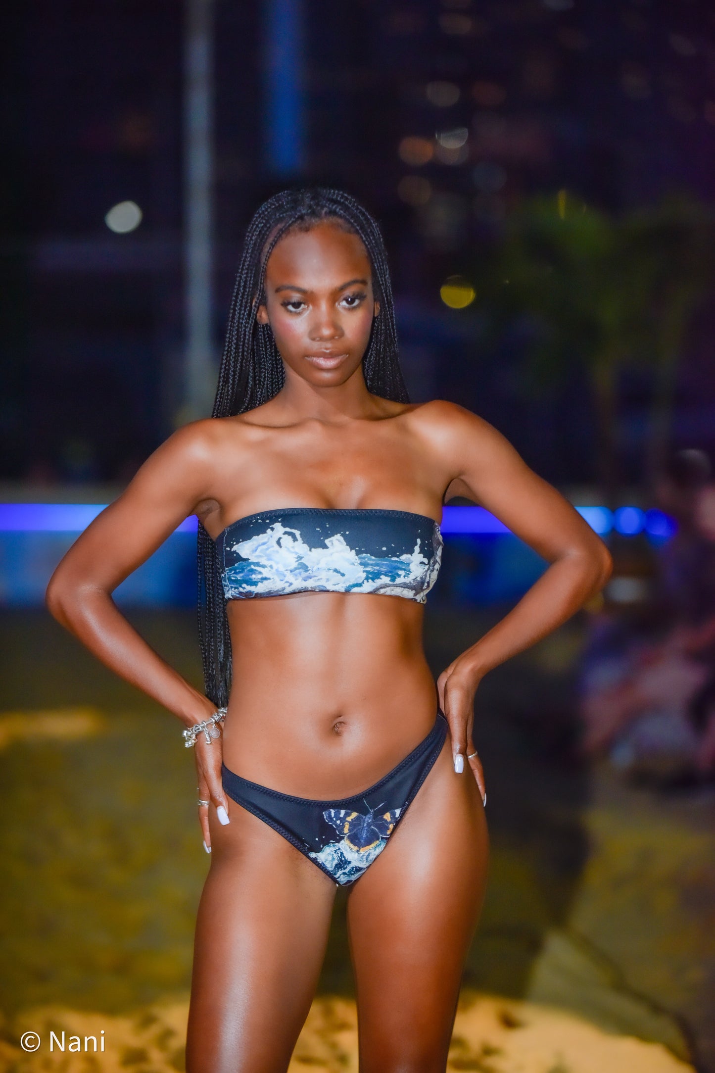Go look at Water! Bandeau Bikini Top