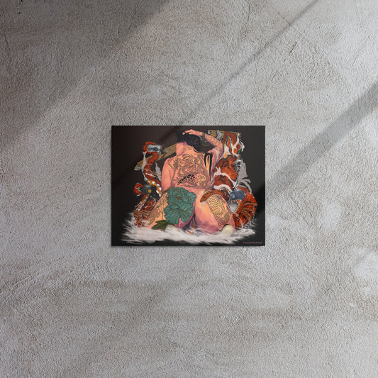 Your Thighness metal print