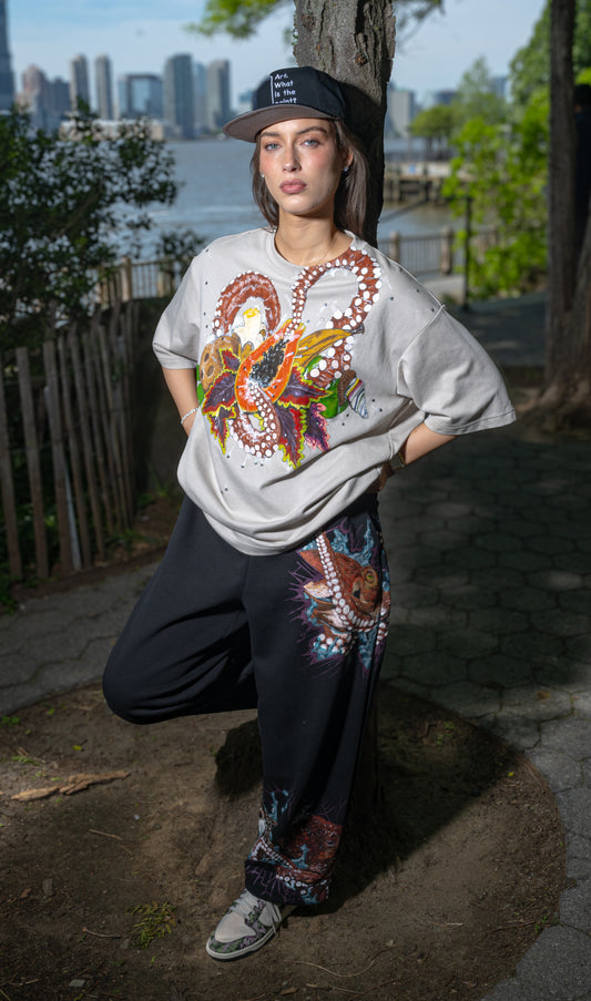 Burst of Pleasure Oversized T-shirt