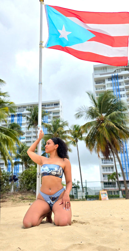 Go look at Water! Bandeau Bikini