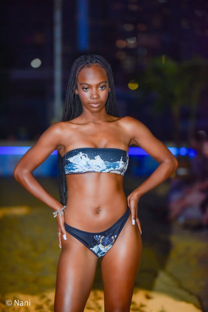 Go look at Water! Bandeau Bikini Top