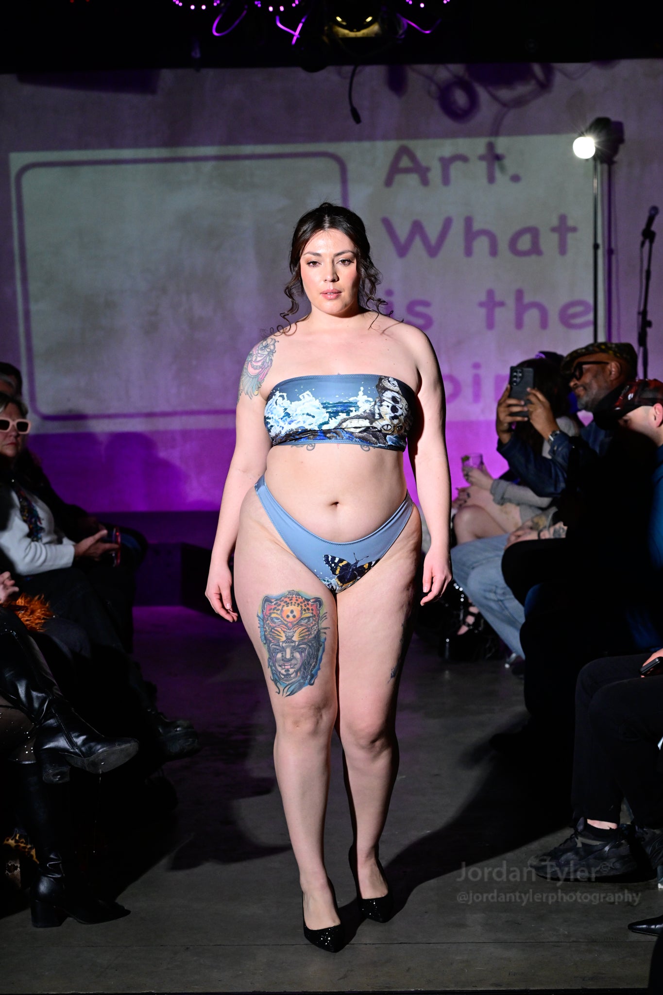 Go Look at Water! Bandeau Bikini