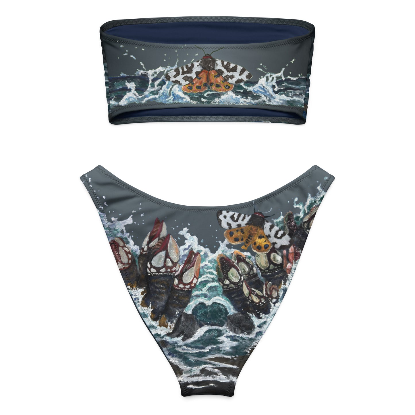 Go Look at Water! Bandeau Bikini