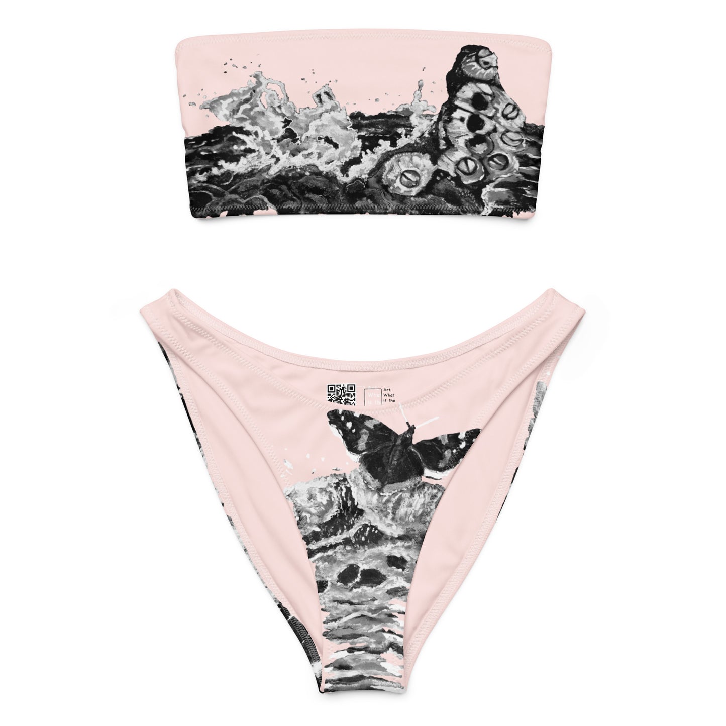 Go Look at Water! Bandeau Bikini