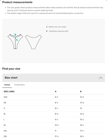 Go look at Water! Bandeau Bikini Bottom